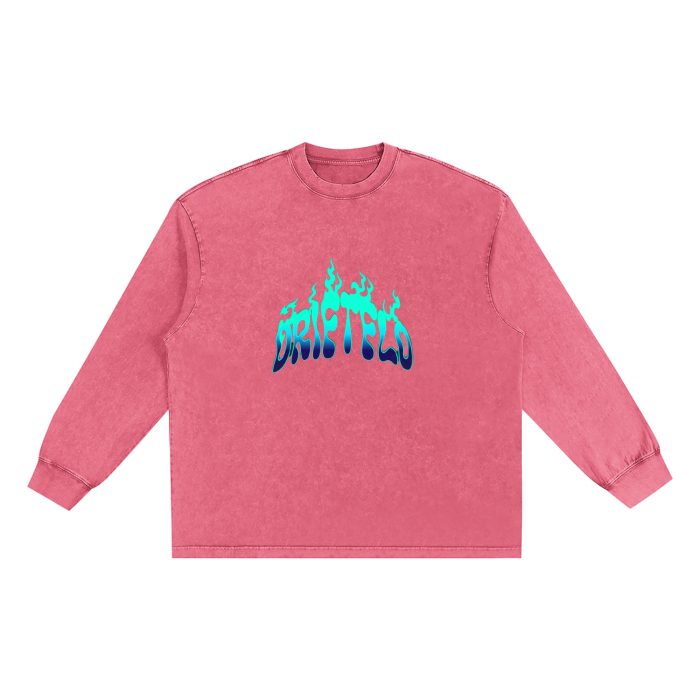 Snow Washed Oversize Long Sleeve T-shirt