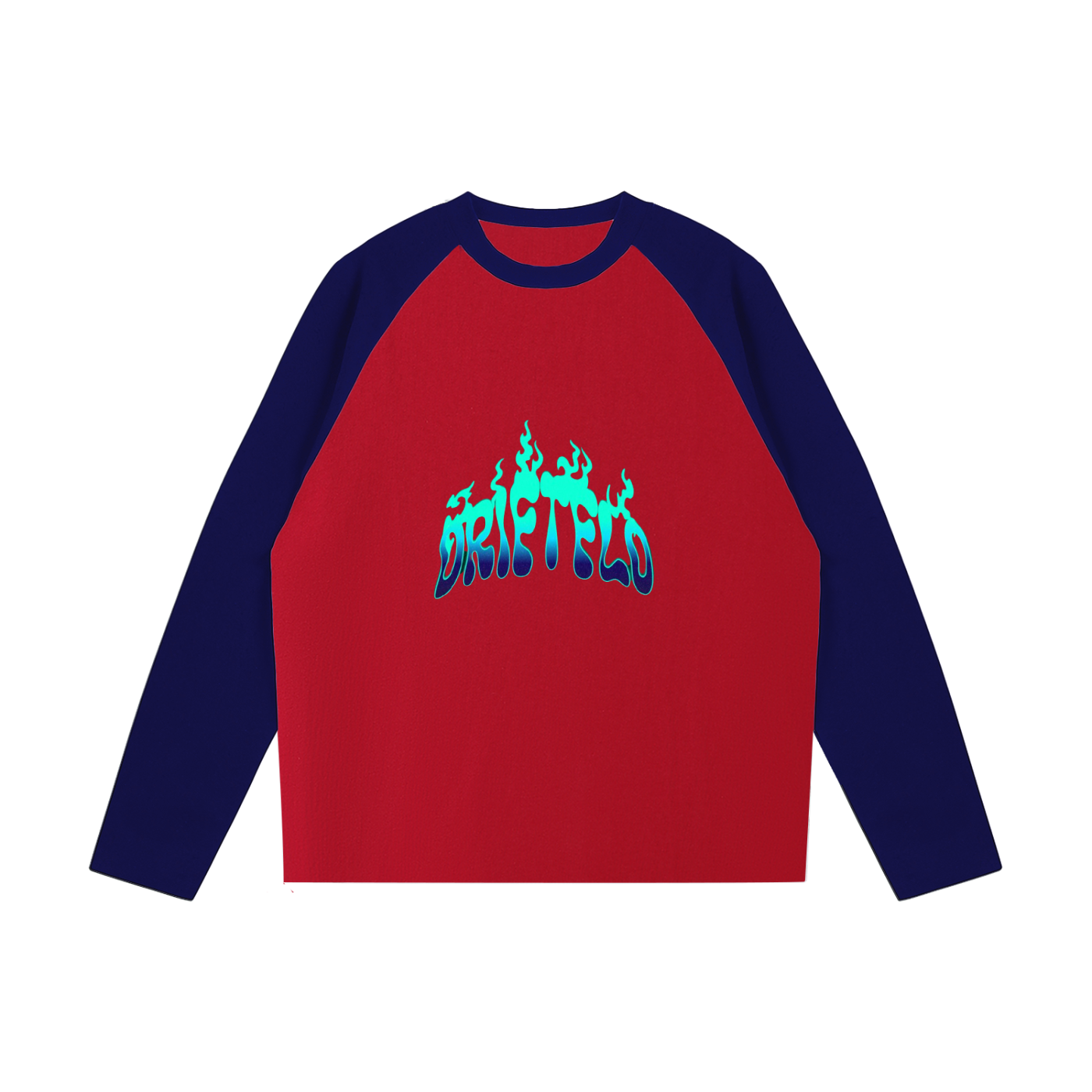 Color-Blocked Raglan Long-Sleeve T-Shirt