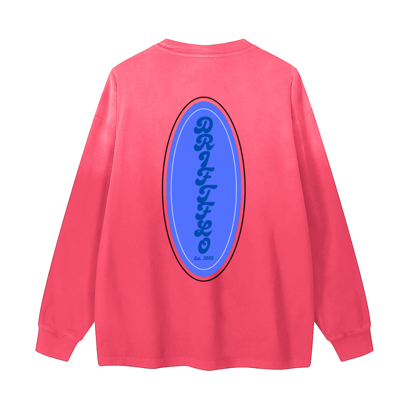 Gradient Vintage Washed Long Sleeve Tee - 270 GSM