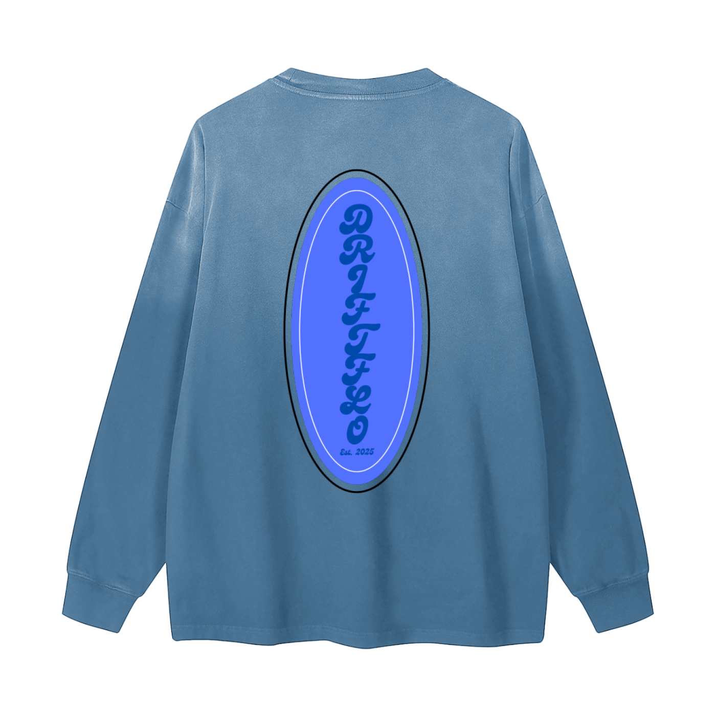 Gradient Vintage Washed Long Sleeve Tee - 270 GSM