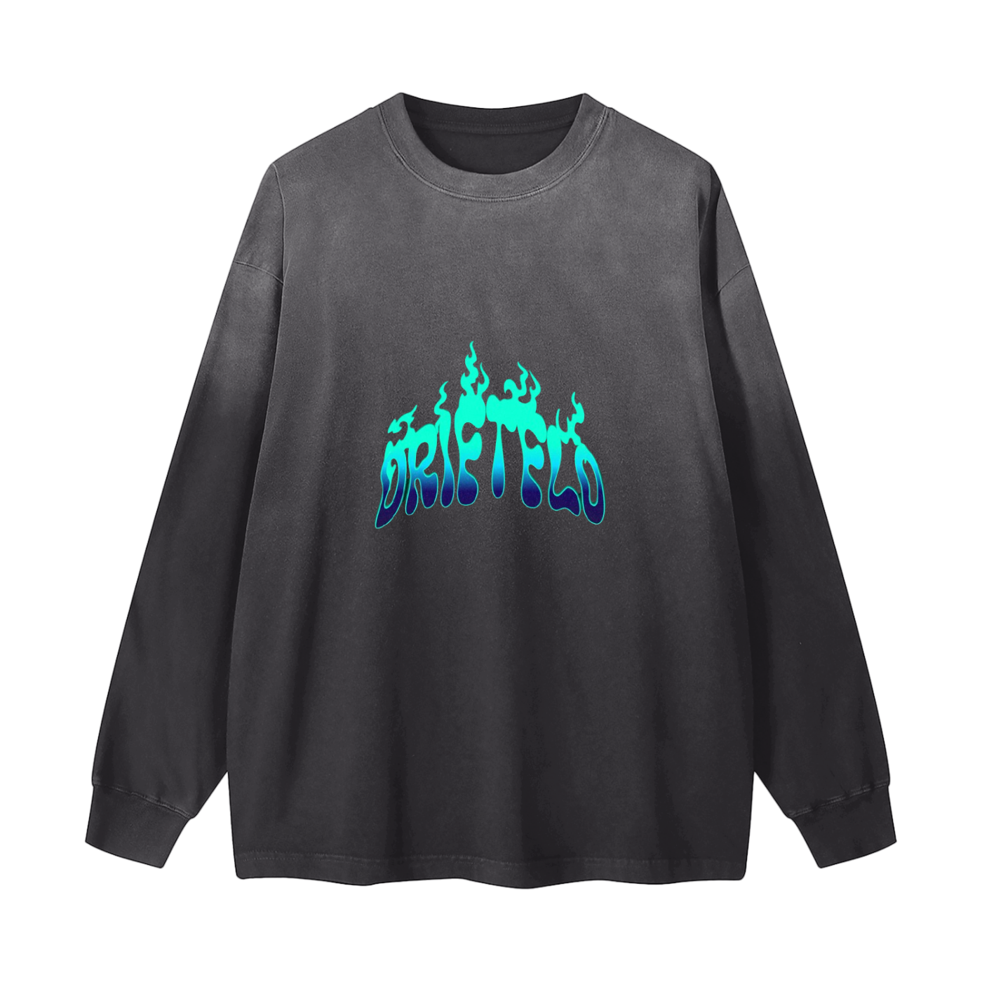 Gradient Vintage Washed Long Sleeve Tee - 270 GSM