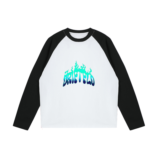 Color-Blocked Raglan Long-Sleeve T-Shirt