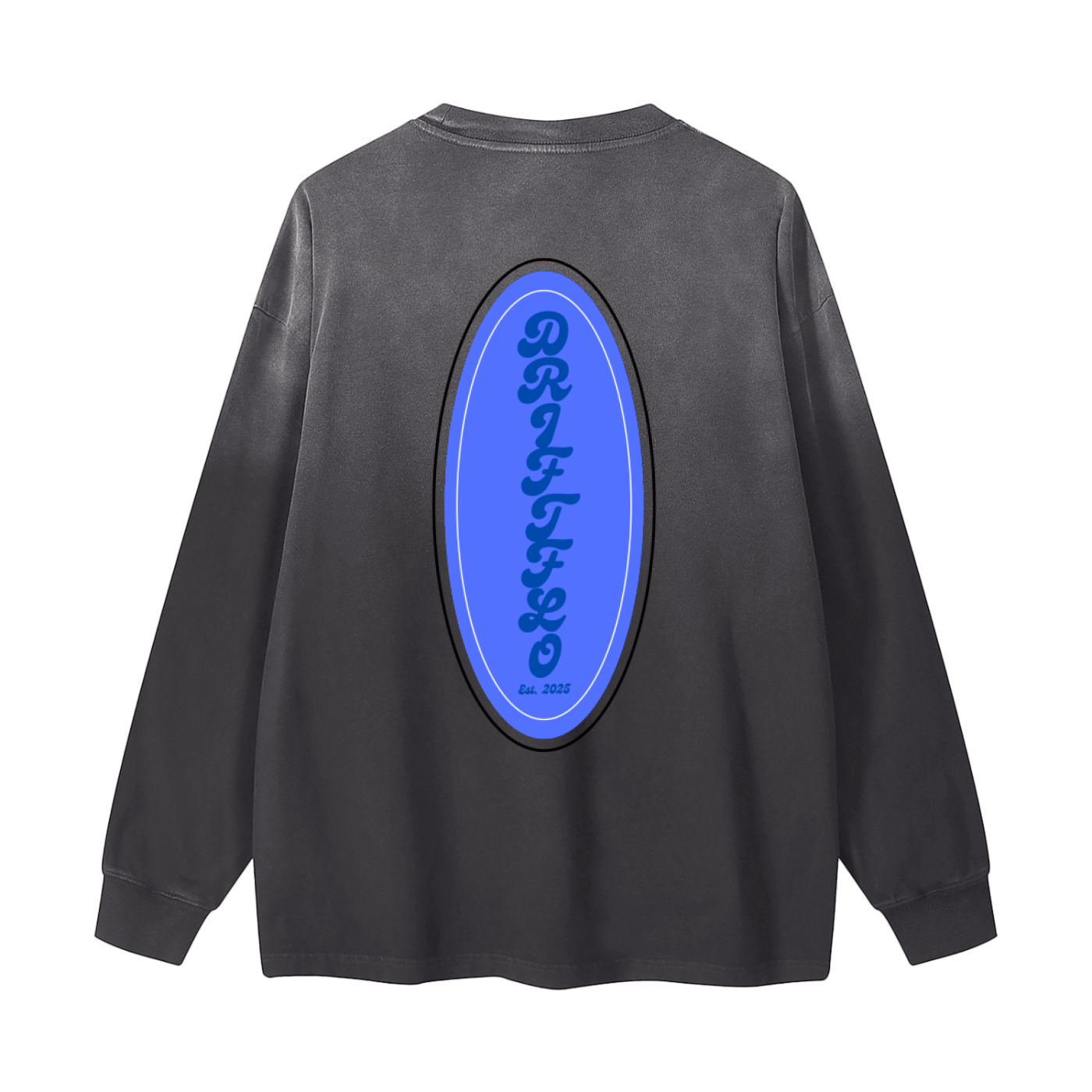 Gradient Vintage Washed Long Sleeve Tee - 270 GSM
