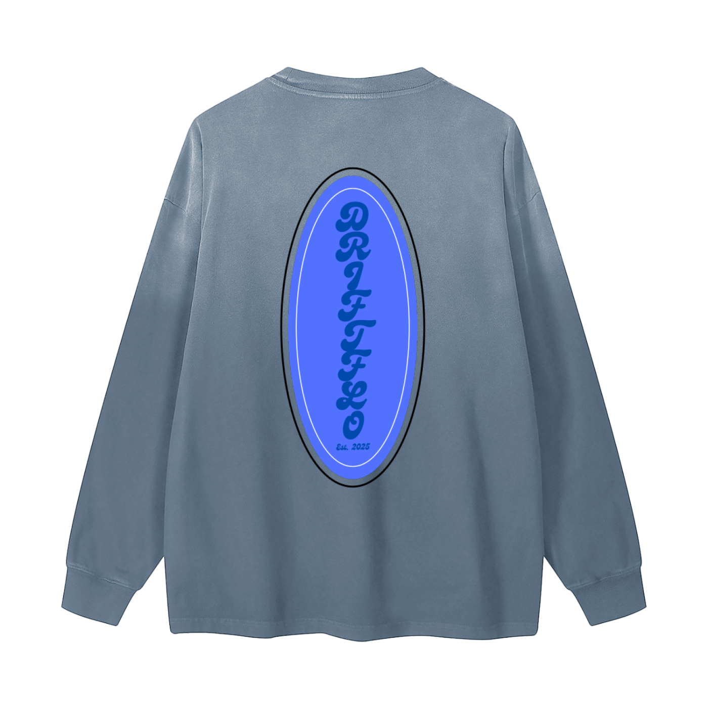 Gradient Vintage Washed Long Sleeve Tee - 270 GSM